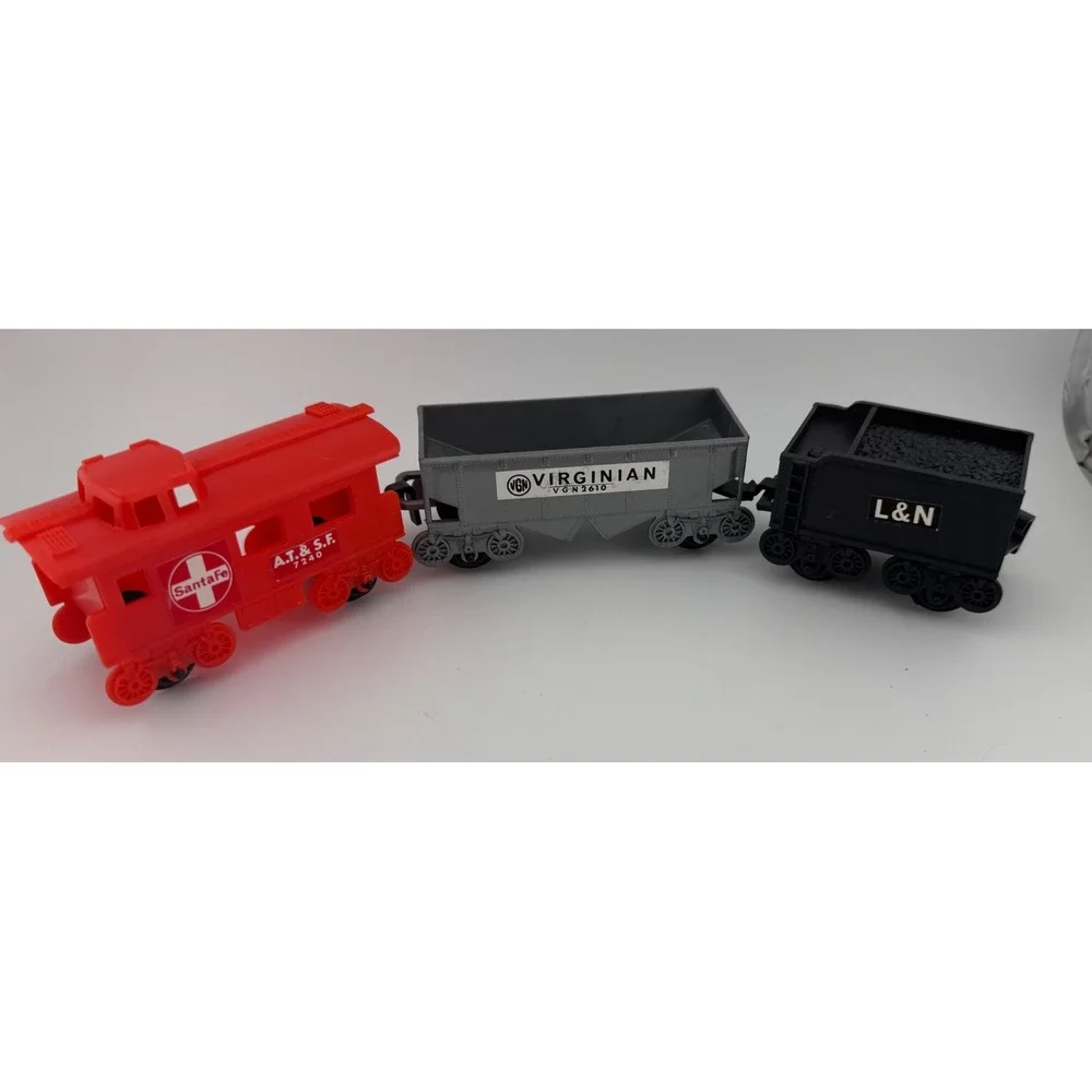Santa Fe AT&SF‎ 7240 Virginian VGN 2610 L&N Coal Cars Toy Train Set